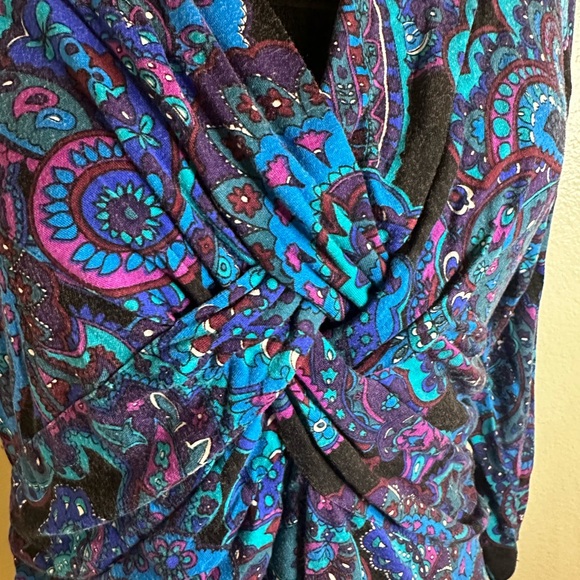 Women’s paisley knotted front top - Picture 5 of 9